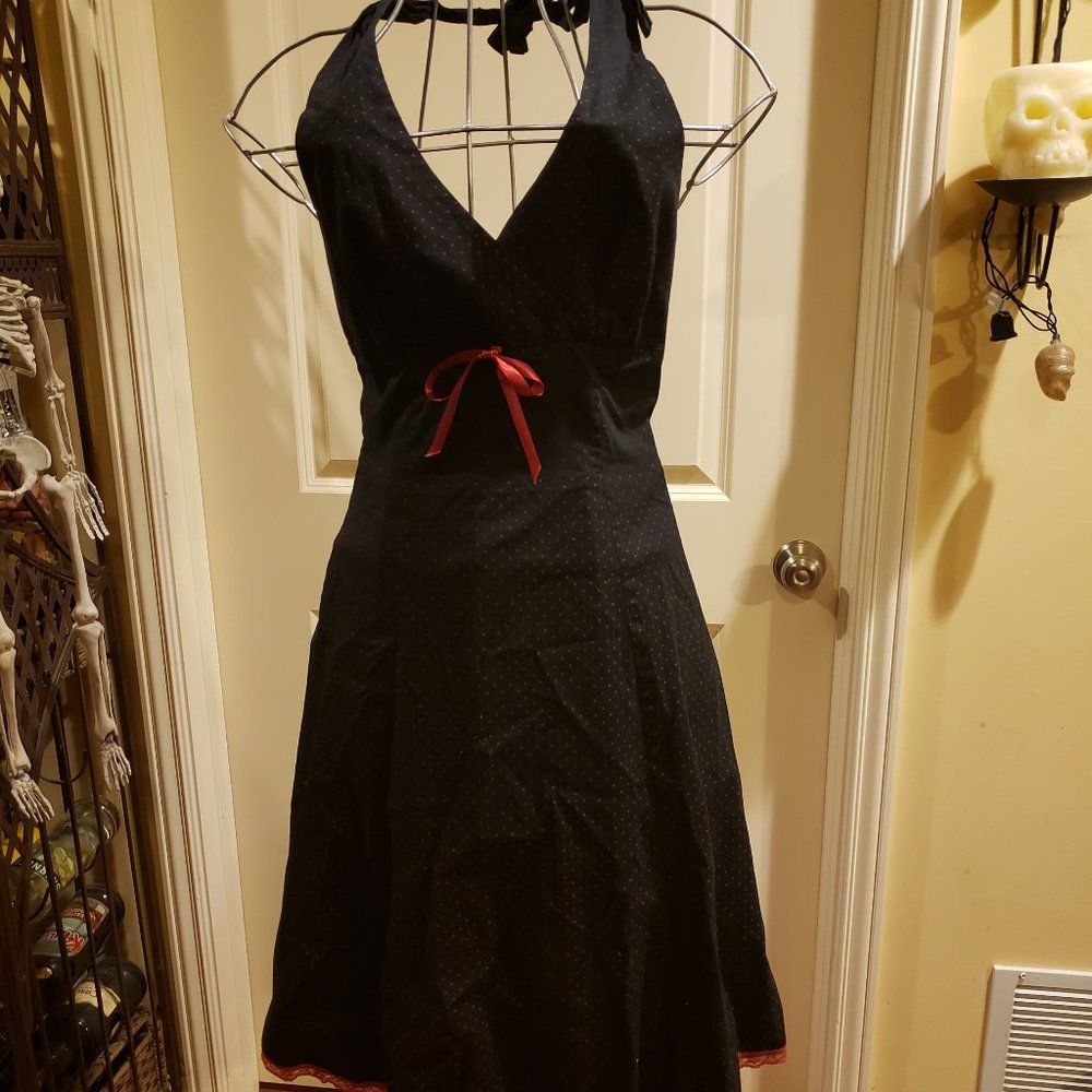 Morbid Threads Halter Dress